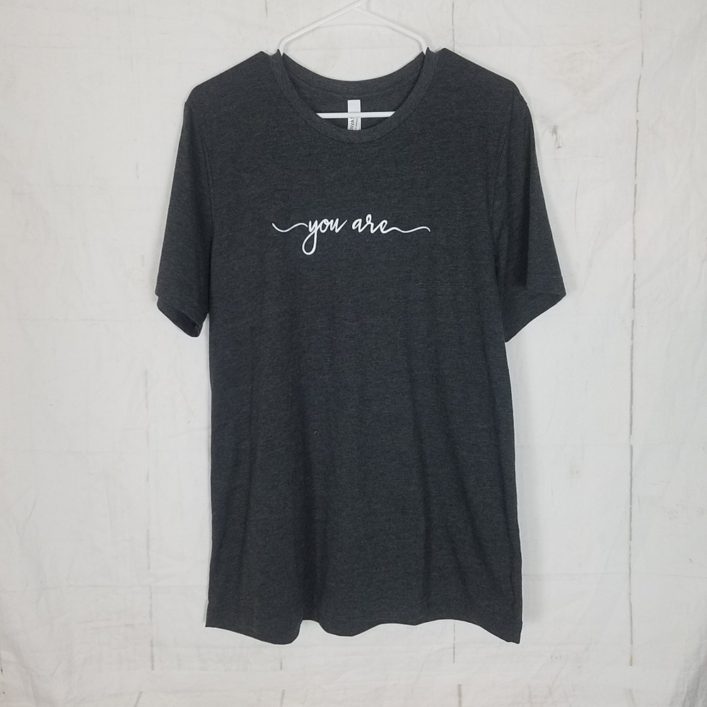 Canvas graphic design t-shirt  you are